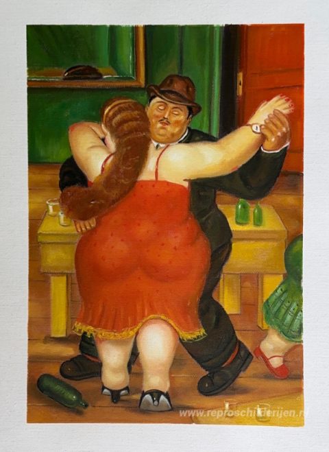 Schilderij in opdracht – foto van het voltooide schilderij