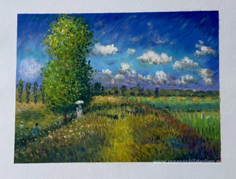 Schilderij in opdracht – foto van het voltooide schilderij
