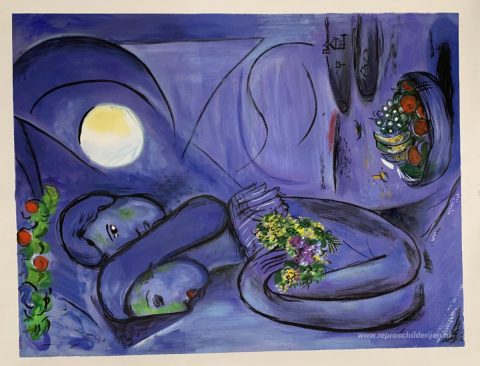 Schilderij in opdracht – foto van het voltooide schilderij
