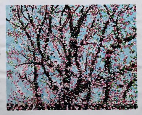 Schilderij in opdracht – foto van het voltooide schilderij