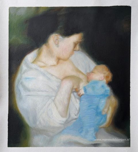 Schilderij in opdracht – foto van het voltooide schilderij