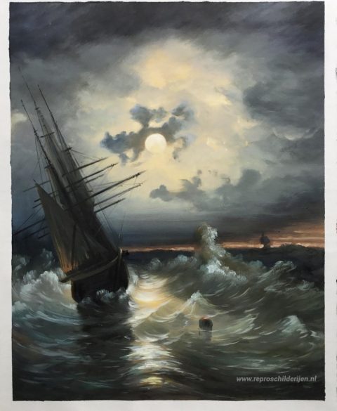 Schilderij in opdracht – foto van het voltooide schilderij