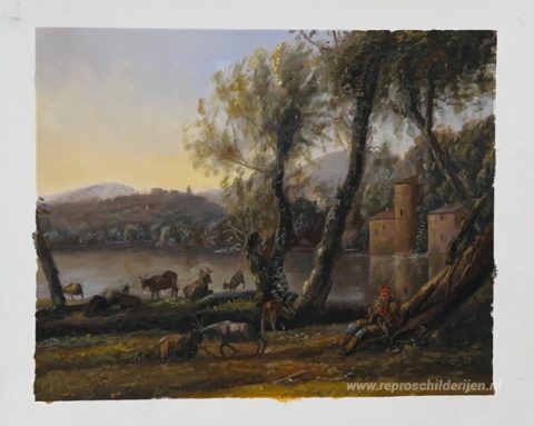 Schilderij in opdracht – foto van het voltooide schilderij