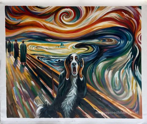 Schilderij in opdracht – foto van het voltooide schilderij