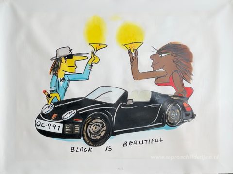 Schilderij in opdracht – foto van het voltooide schilderij