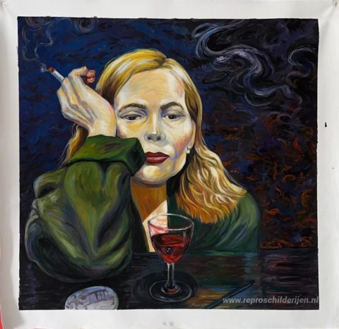 Schilderij in opdracht – foto van het voltooide schilderij