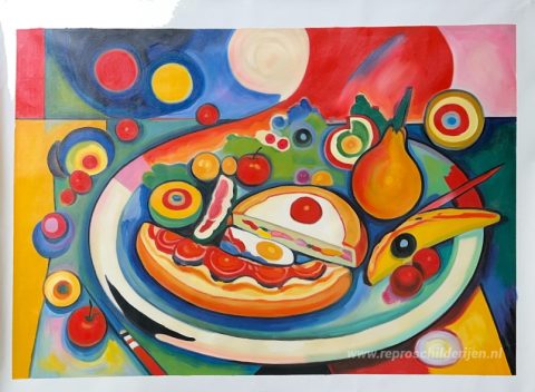 Schilderij in opdracht – foto van het voltooide schilderij