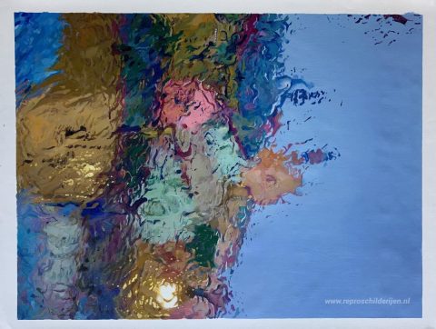 Schilderij in opdracht – foto van het voltooide schilderij