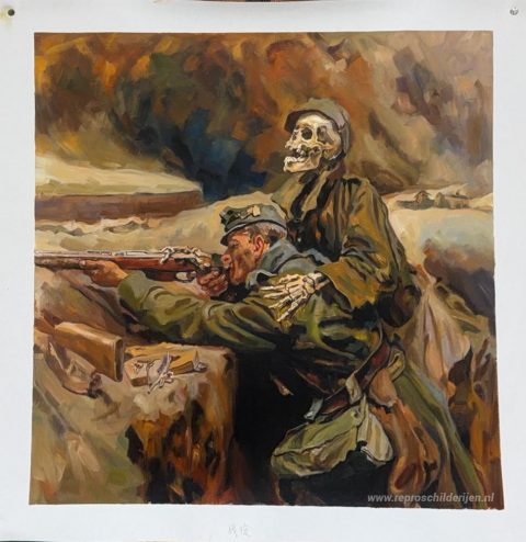Schilderij in opdracht – foto van het voltooide schilderij