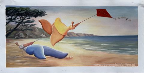 Schilderij in opdracht – foto van het voltooide schilderij