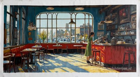 Schilderij in opdracht – foto van het voltooide schilderij