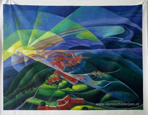 Schilderij in opdracht – foto van het voltooide schilderij