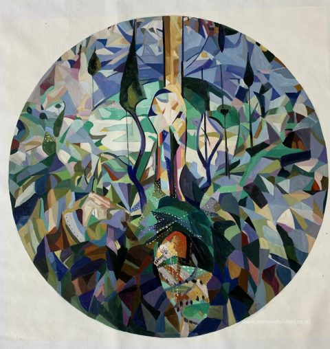 Schilderij in opdracht – foto van het voltooide schilderij