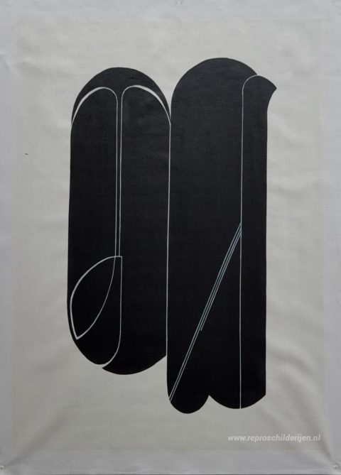 Circino XXXVI – met de hand geschilderde reproductie, foto van het voltooide schilderij