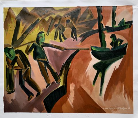 Schilderij in opdracht – foto van het voltooide schilderij