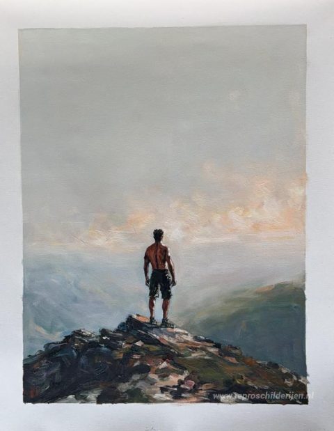Schilderij in opdracht – foto van het voltooide schilderij