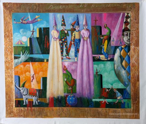 Schilderij in opdracht – foto van het voltooide schilderij