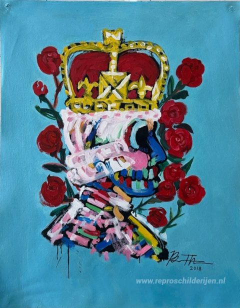 Schilderij in opdracht – foto van het voltooide schilderij