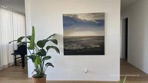 Schilderij in opdracht – foto van het voltooide schilderij