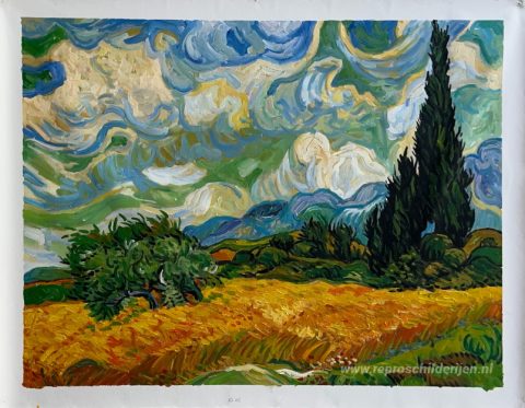 Schilderij in opdracht – foto van het voltooide schilderij