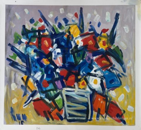 Schilderij in opdracht – foto van het voltooide schilderij
