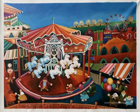 Schilderij in opdracht – foto van het voltooide schilderij