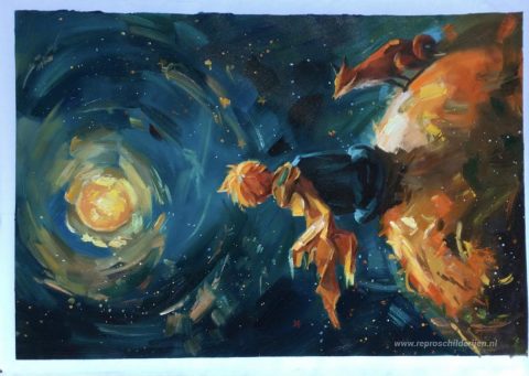 Schilderij in opdracht – foto van het voltooide schilderij