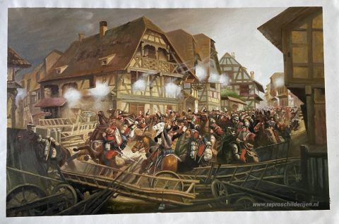 Schilderij in opdracht – foto van het voltooide schilderij