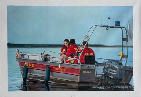 Schilderij in opdracht – foto van het voltooide schilderij