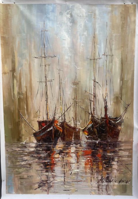 Schilderij in opdracht – foto van het voltooide schilderij
