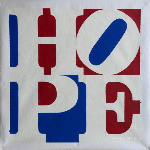 Schilderij in opdracht – foto van het voltooide schilderij