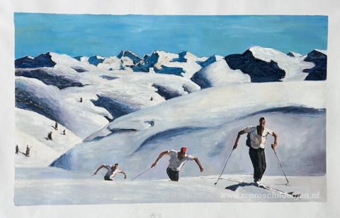 Schilderij in opdracht – foto van het voltooide schilderij