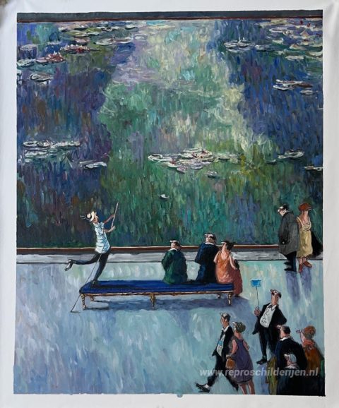 Schilderij in opdracht – foto van het voltooide schilderij