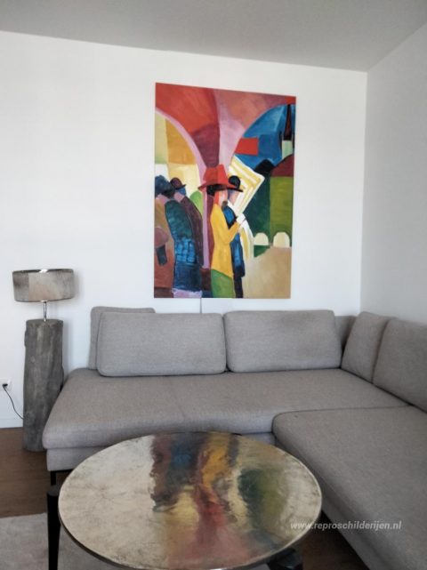Schilderij in opdracht – foto van het voltooide schilderij