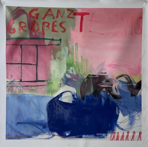 Schilderij in opdracht – foto van het voltooide schilderij