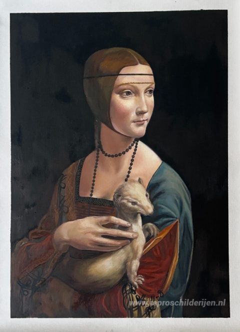 Schilderij in opdracht – foto van het voltooide schilderij