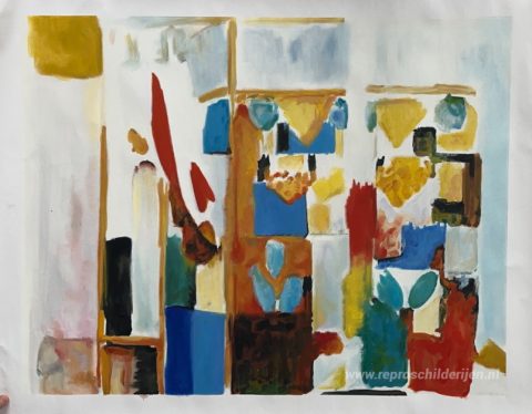 Schilderij in opdracht – foto van het voltooide schilderij