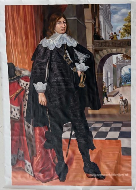 Schilderij in opdracht – foto van het voltooide schilderij