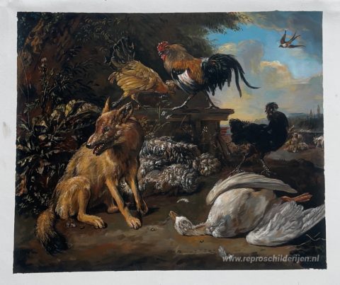 Schilderij in opdracht – foto van het voltooide schilderij
