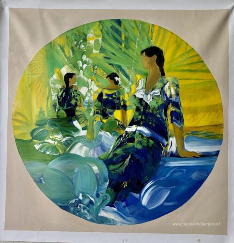 Schilderij in opdracht – foto van het voltooide schilderij