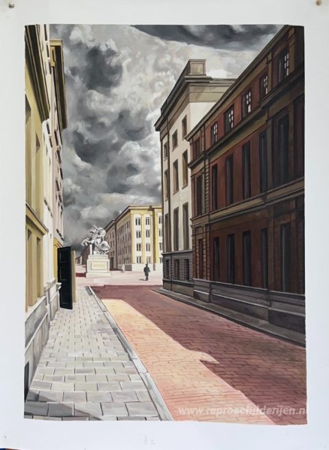Schilderij in opdracht – foto van het voltooide schilderij