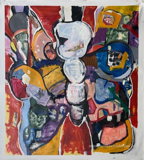Schilderij in opdracht – foto van het voltooide schilderij