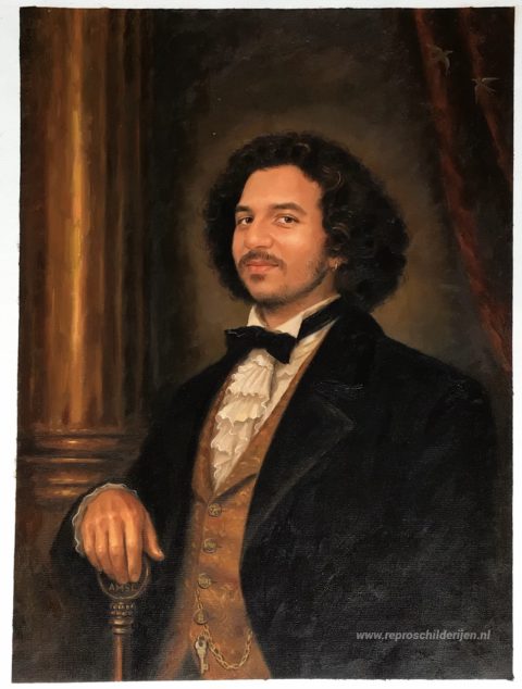 Schilderij in opdracht – foto van het voltooide schilderij