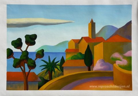 Schilderij in opdracht – foto van het voltooide schilderij