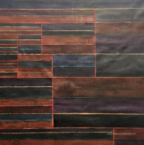 Schilderij in opdracht – foto van het voltooide schilderij