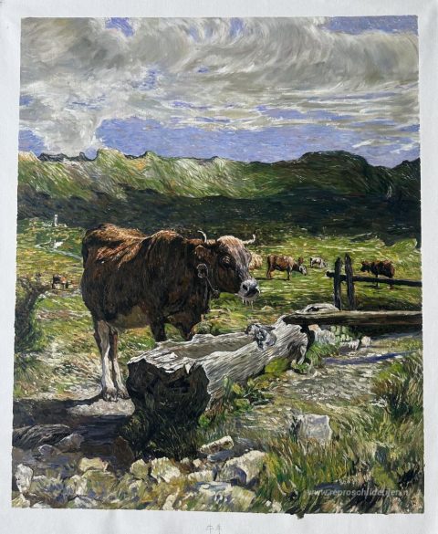 Schilderij in opdracht – foto van het voltooide schilderij