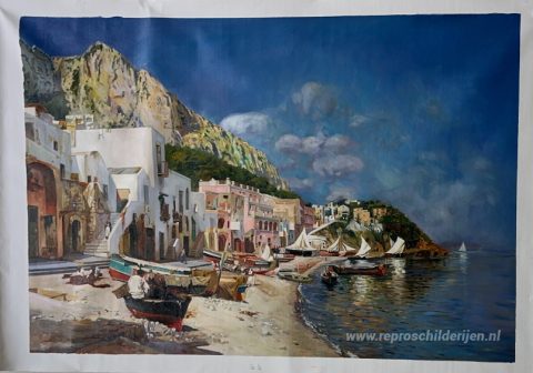 Schilderij in opdracht – foto van het voltooide schilderij