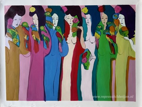 Schilderij in opdracht – foto van het voltooide schilderij