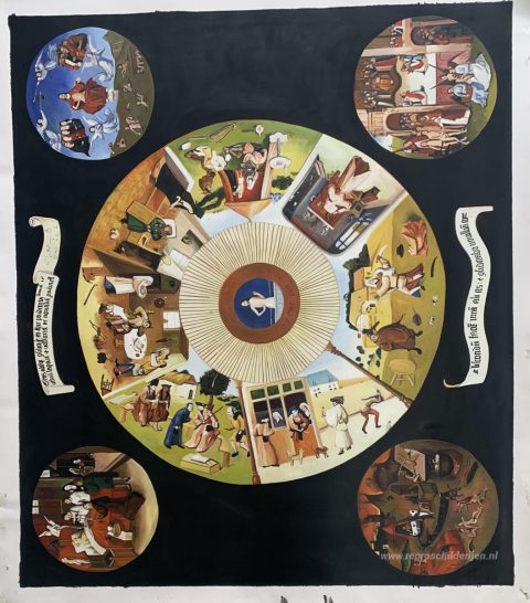 Schilderij in opdracht – foto van het voltooide schilderij