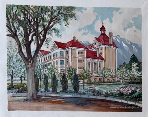 Schilderij in opdracht – foto van het voltooide schilderij